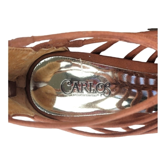Carlos‎ Santana "CAMILLA" Strappy Wedge Sandals - Picture 6 of 13